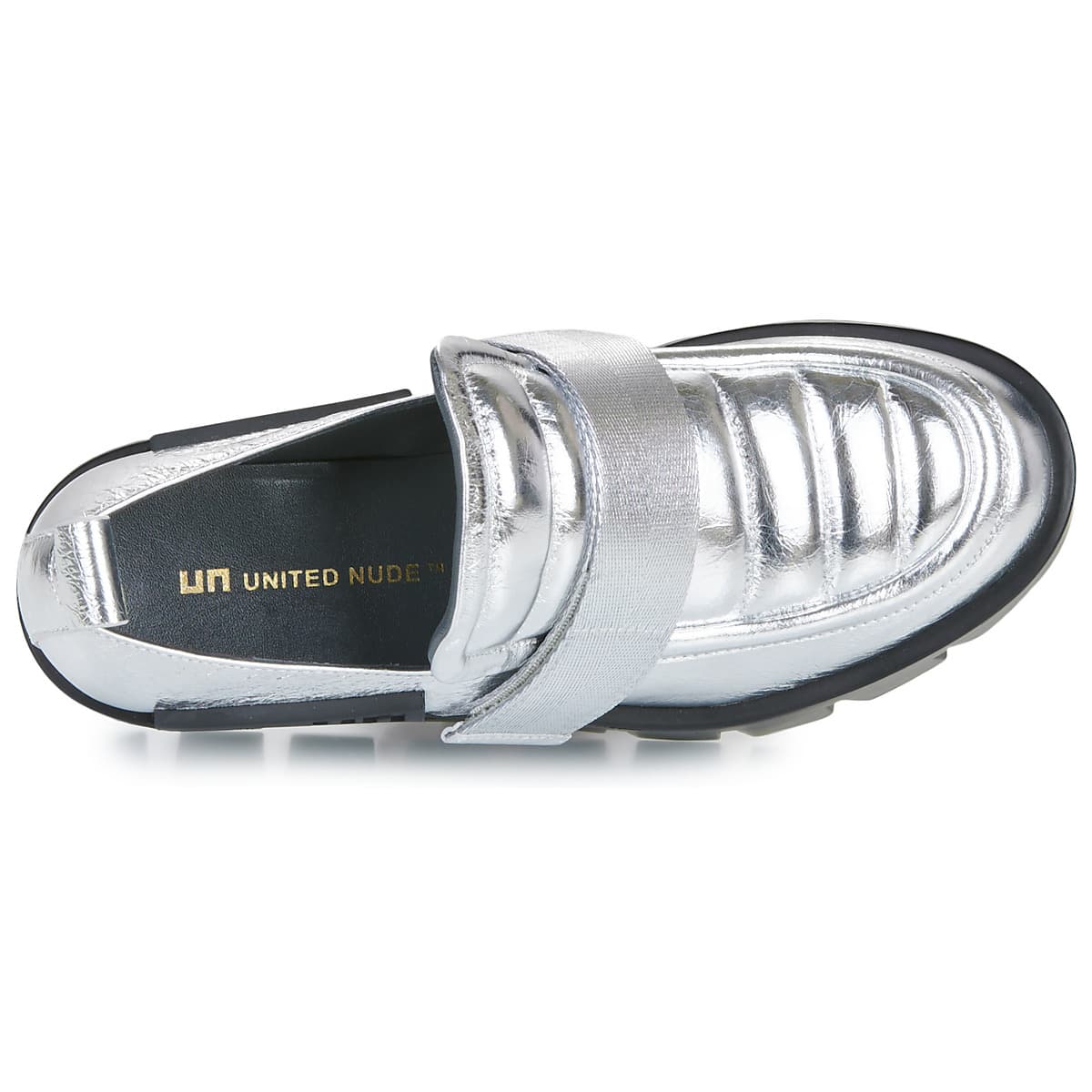 Women's Loafers United nude Silver