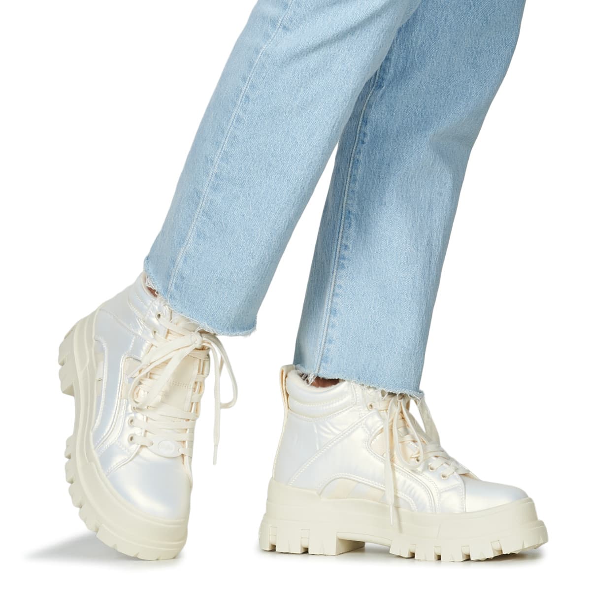 Women's Boots Buffalo White
