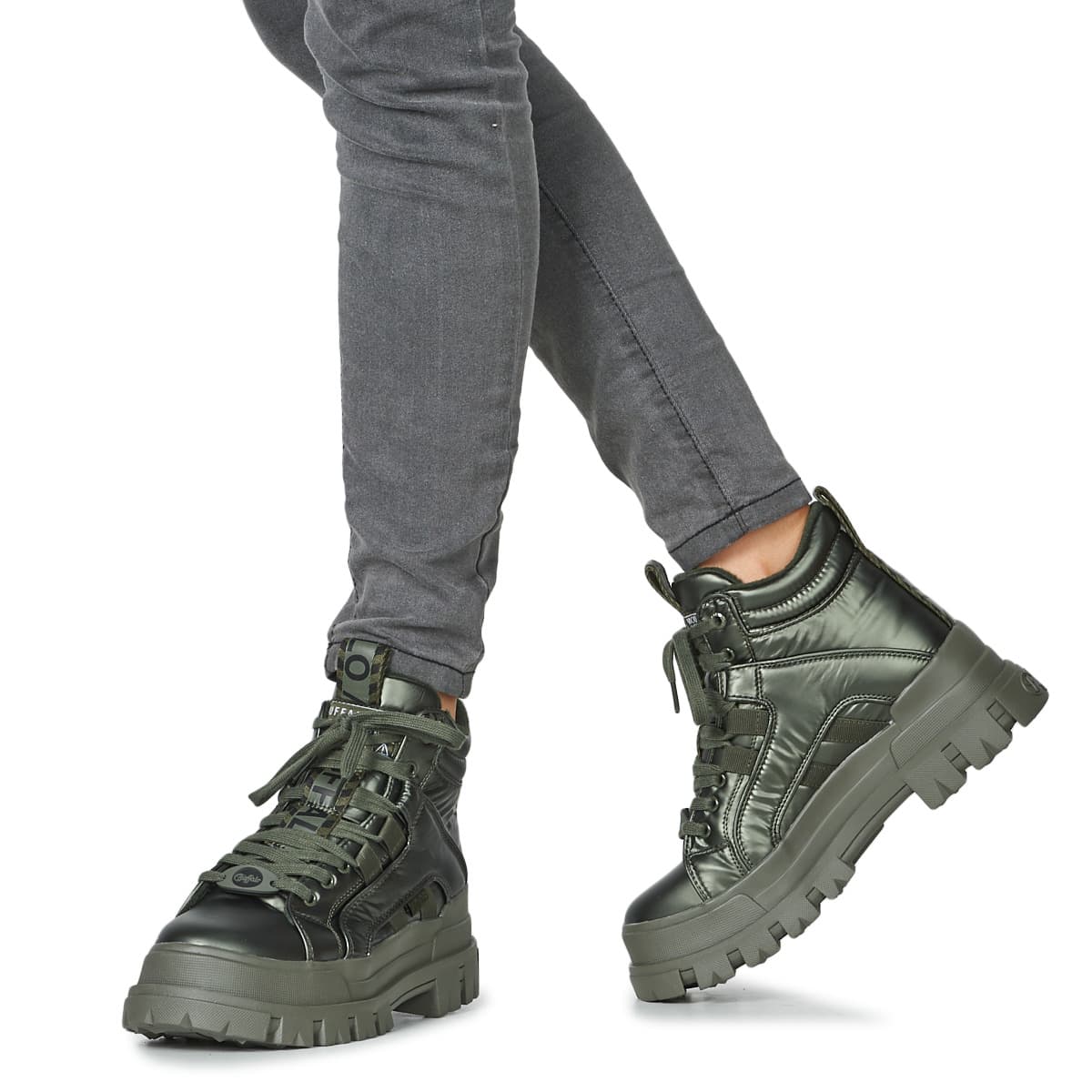 Women's Boots Buffalo Khaki