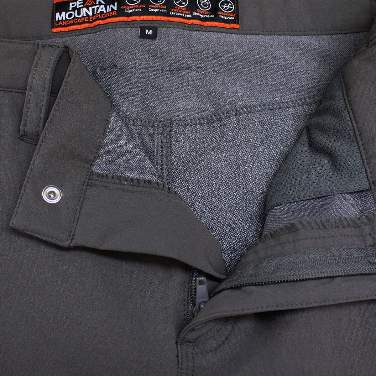 Men's Pants Peak Mountain Gray
