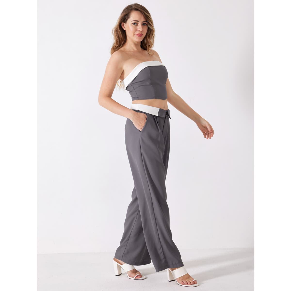 Women's Tracksuits La Modeuse Gray