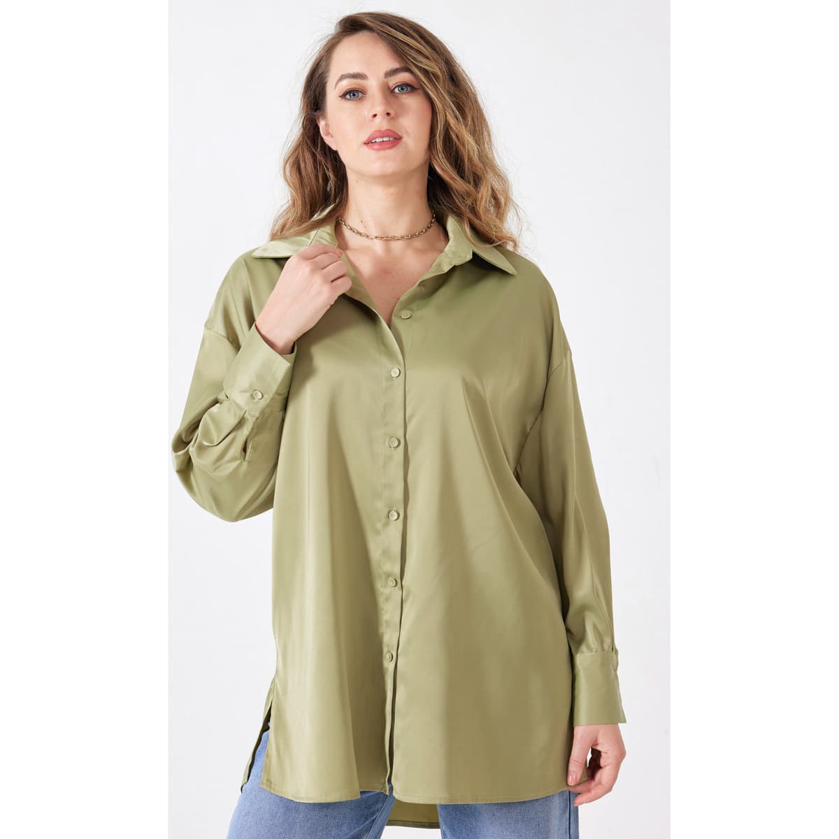 Women's Shirts La Modeuse Green