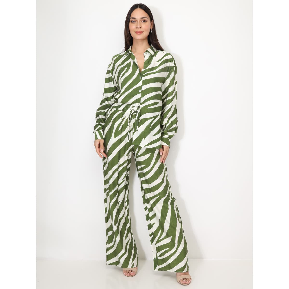 Women's Shirts La Modeuse Green