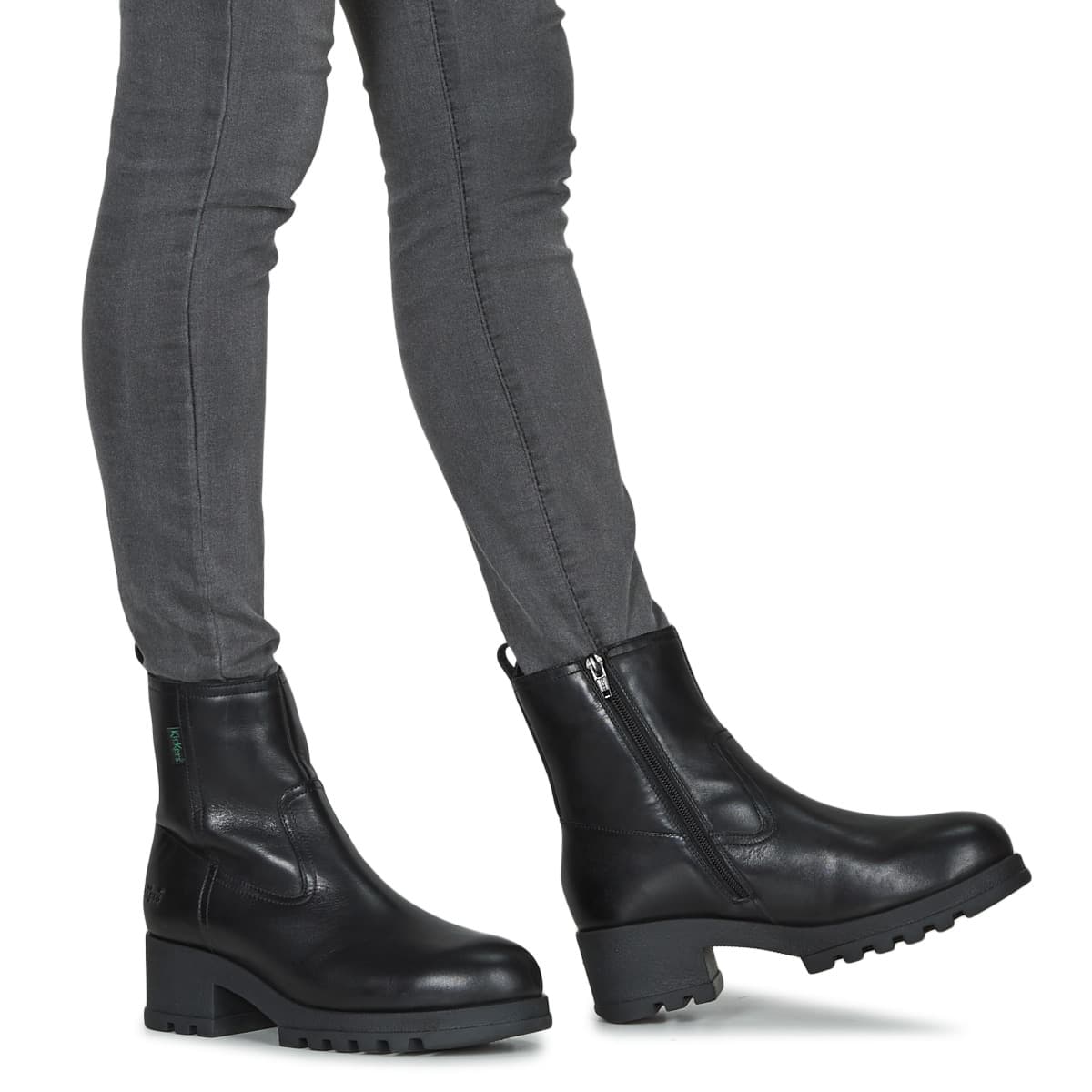 Women's Ankle Boots Kickers Black