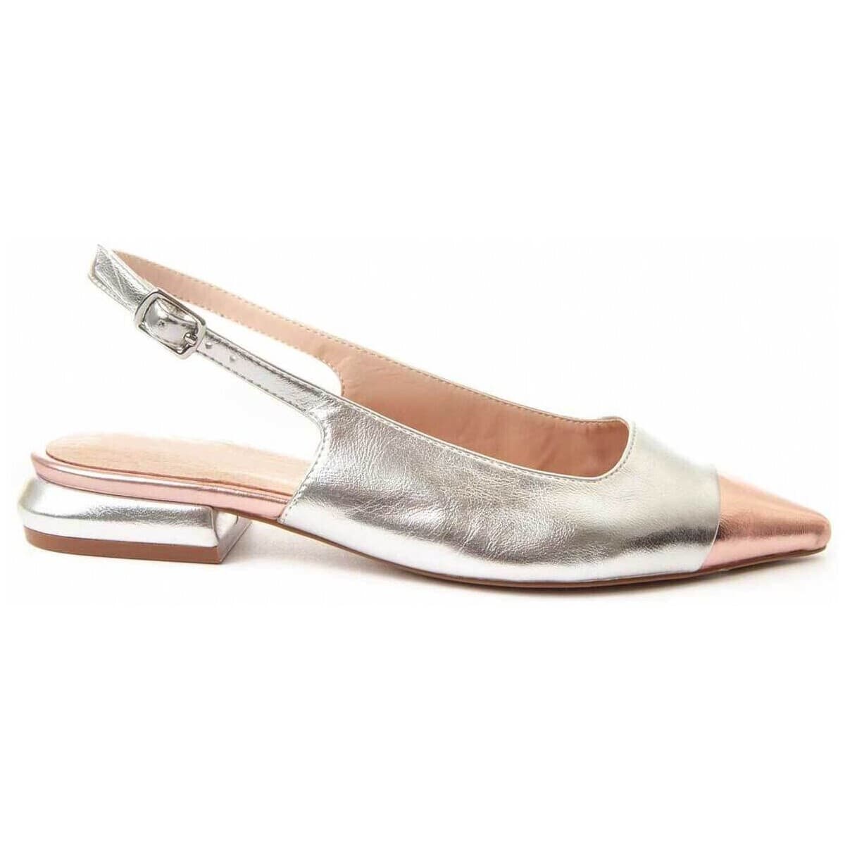 Women's Ballet Flats Montevita Silver
