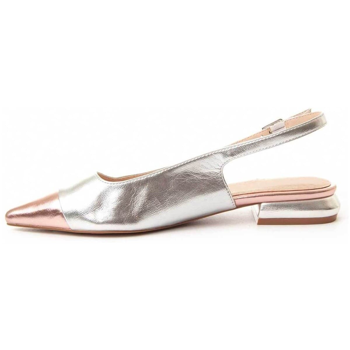 Women's Ballet Flats Montevita Silver