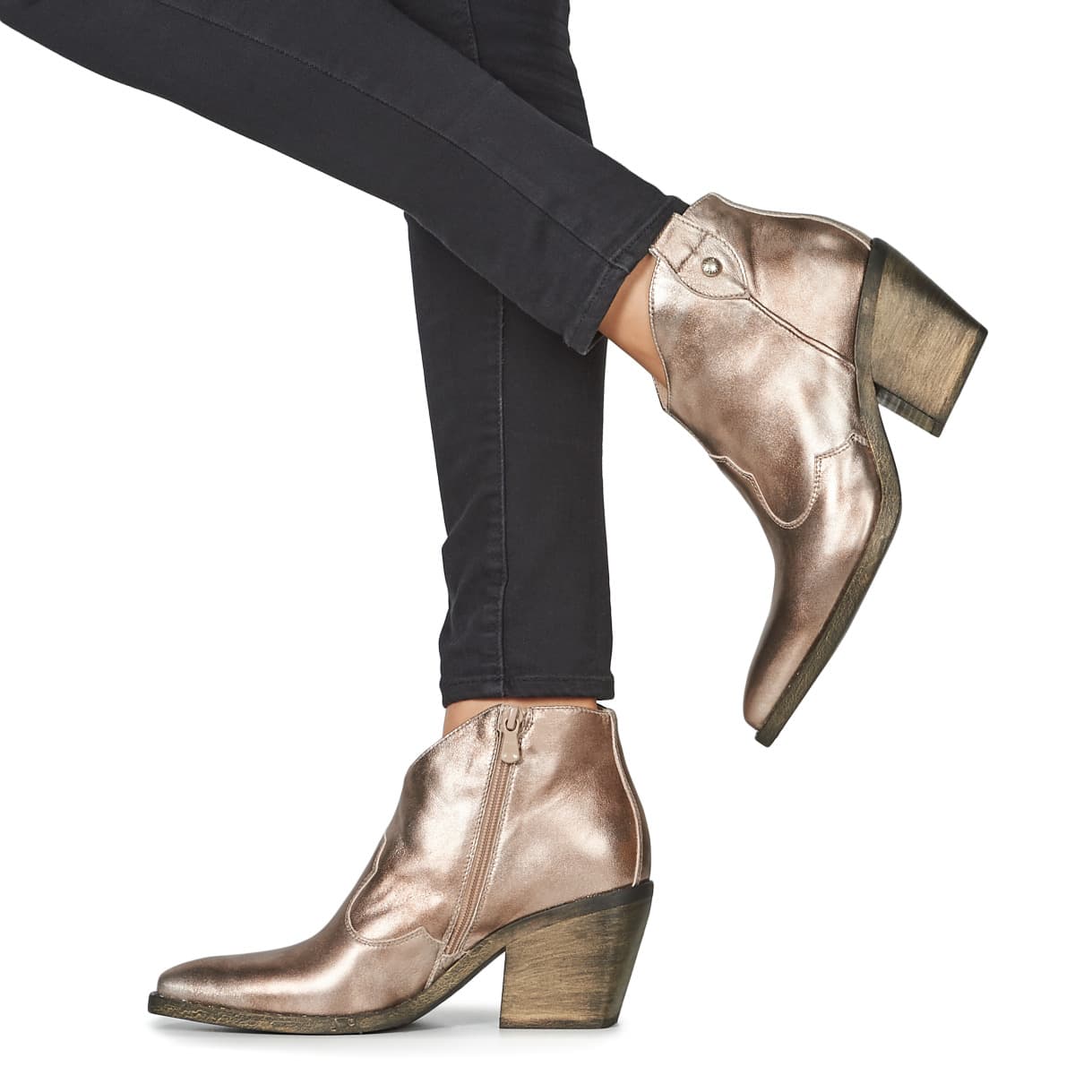 Women's Ankle Boots NeroGiardini Gold