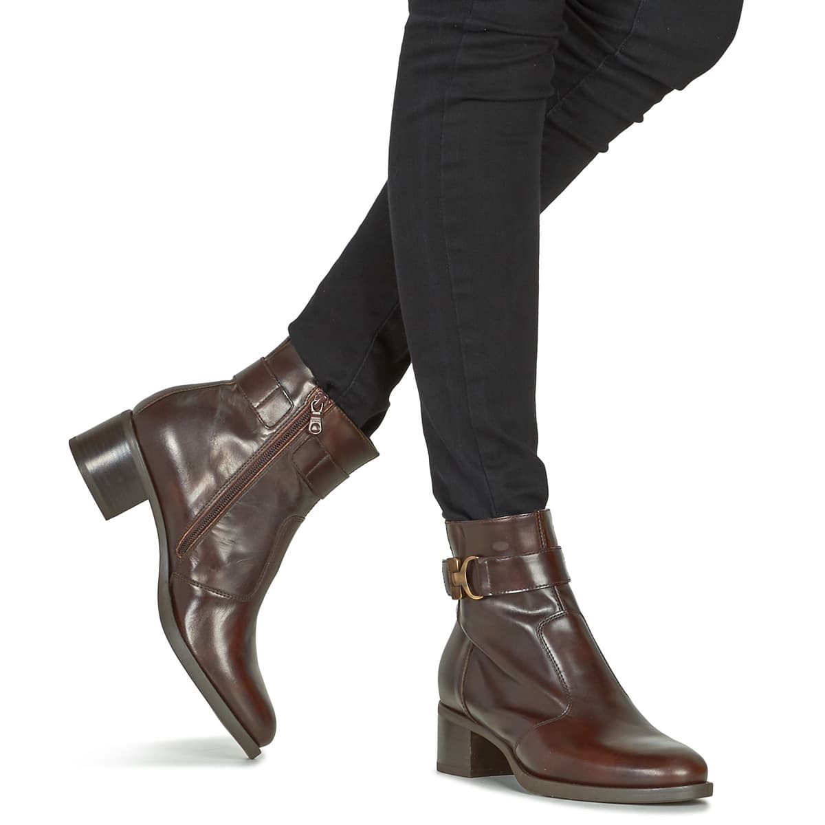 Women's Ankle Boots NeroGiardini Brown