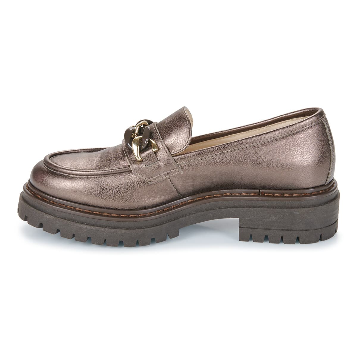 Women's Loafers NeroGiardini Gold