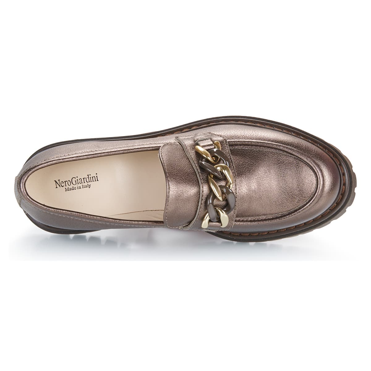 Women's Loafers NeroGiardini Gold