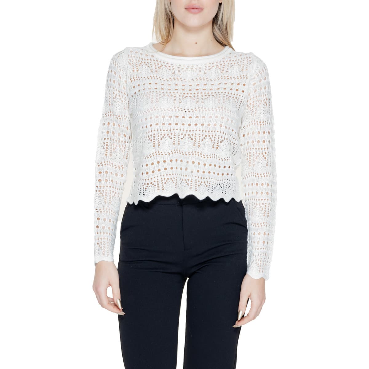 Women's Sweaters Jacqueline De Yong White