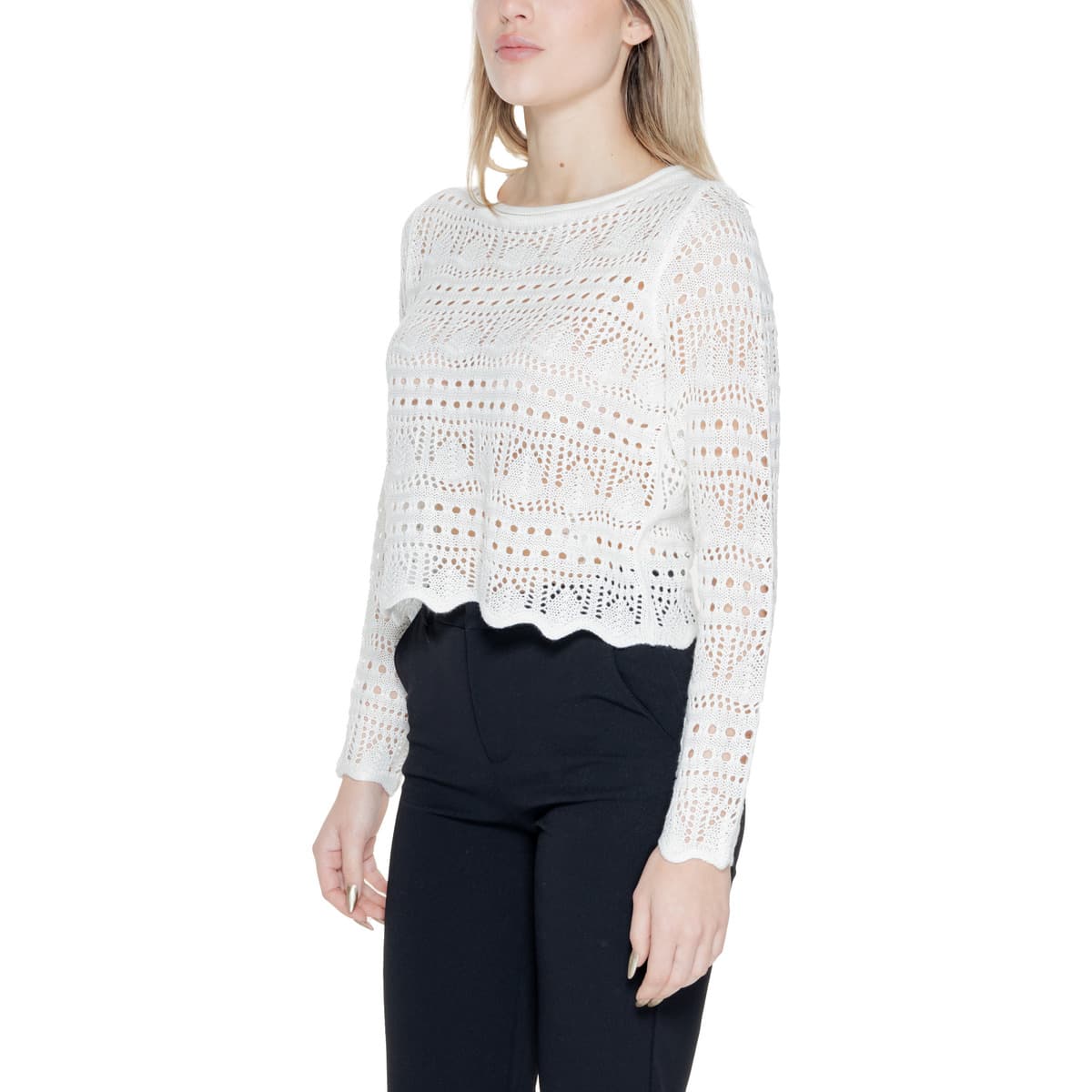 Women's Sweaters Jacqueline De Yong White