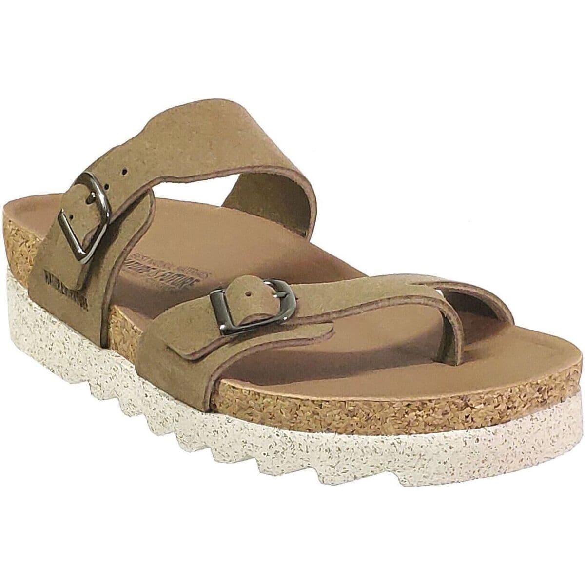 Women's Flip Flops Nature Is Future Brown