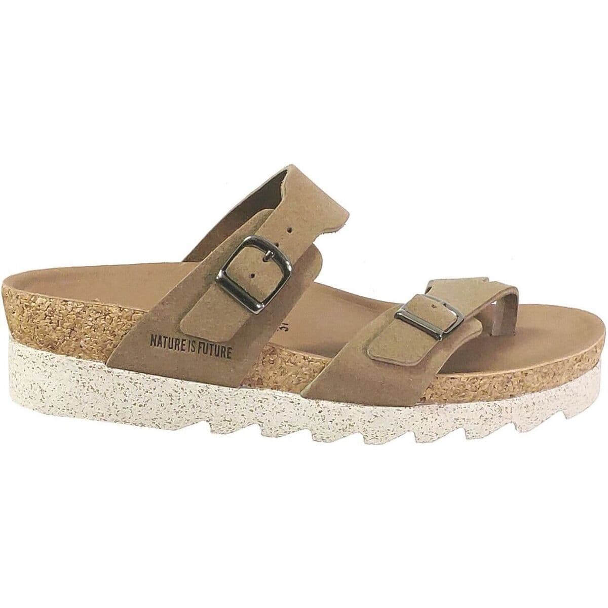 Women's Flip Flops Nature Is Future Brown
