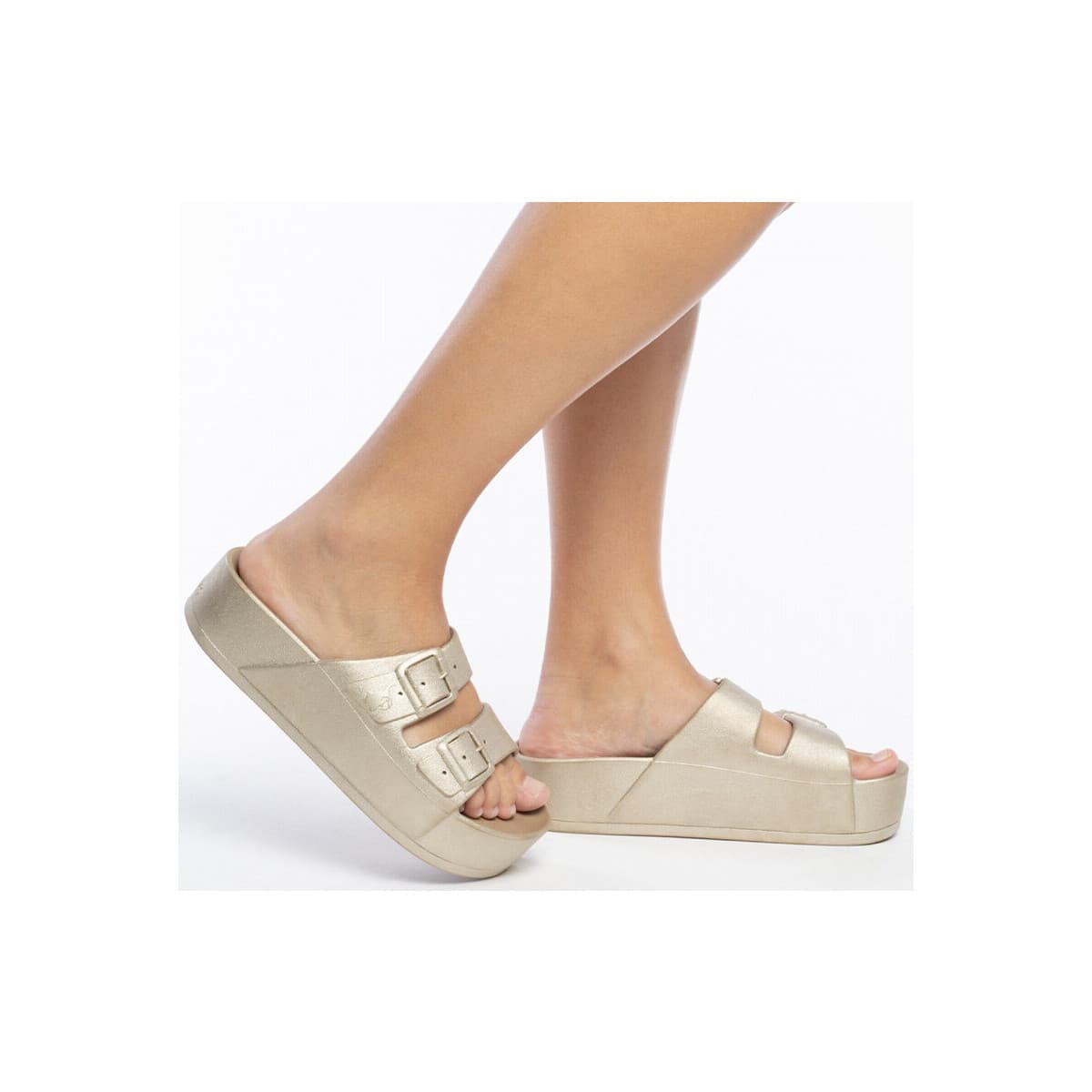 Women's Platforms Cacatoès Gold