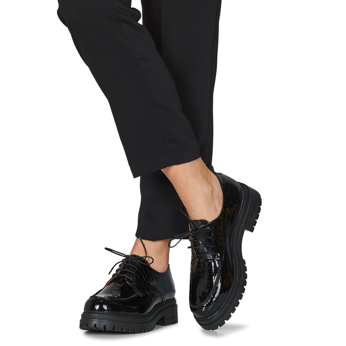 Women's Derby Shoes Fericelli Black