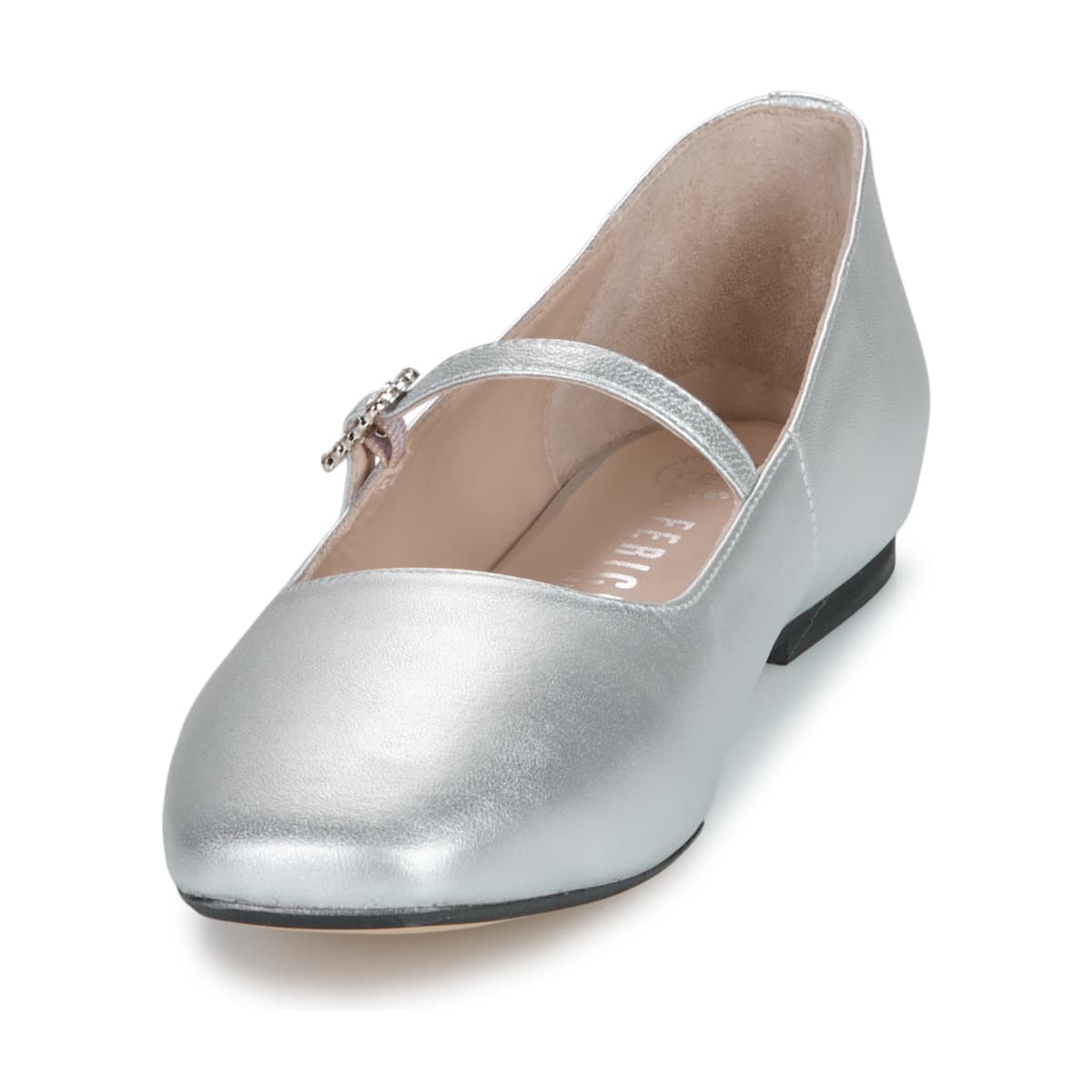 Women's Ballet Flats Fericelli Silver