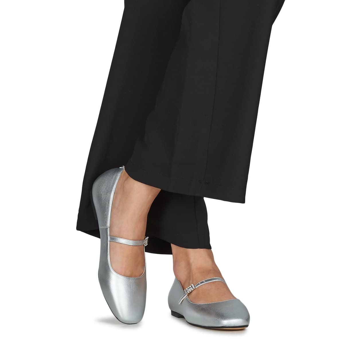 Women's Ballet Flats Fericelli Silver