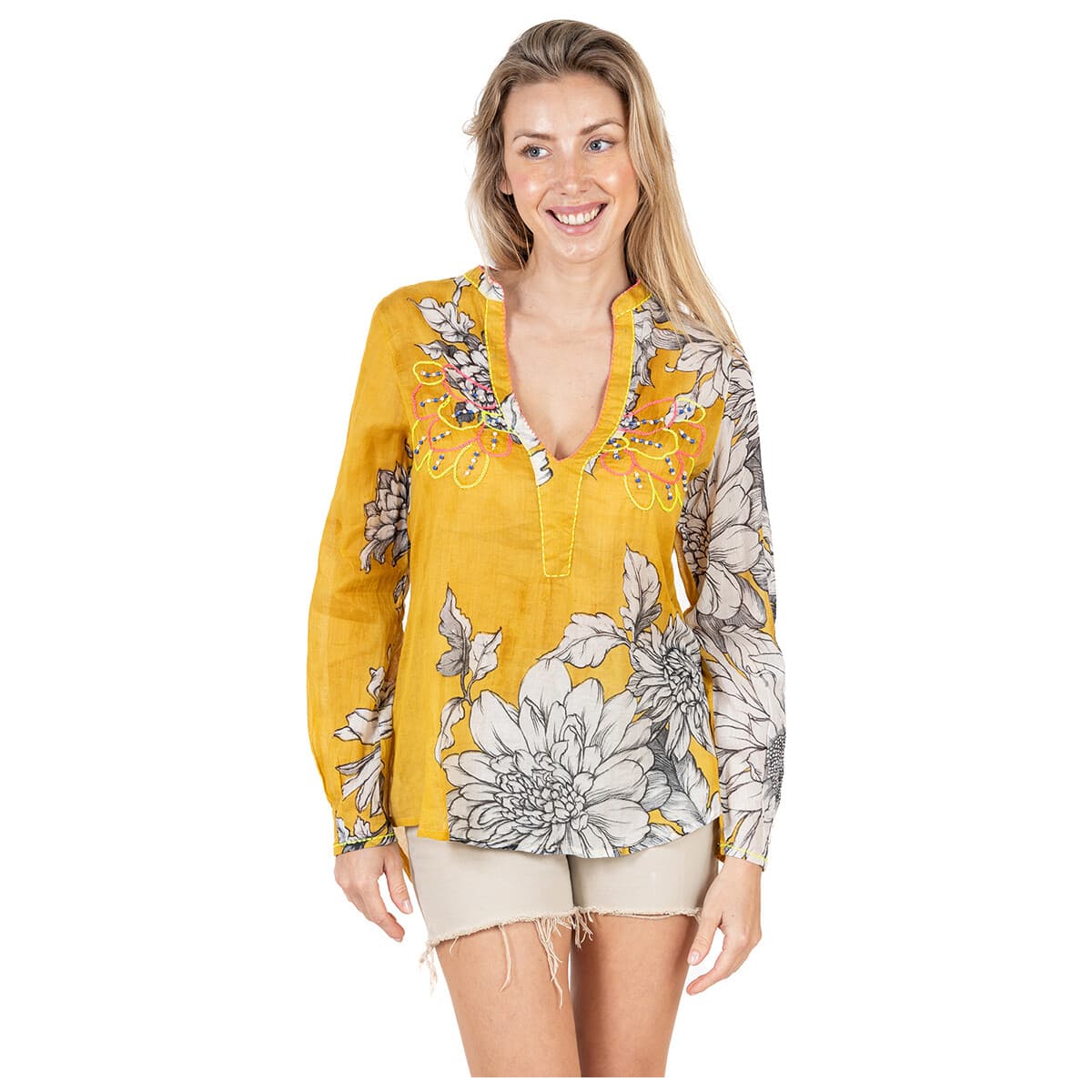 Women's Shirts Isla Bonita By Sigris Yellow