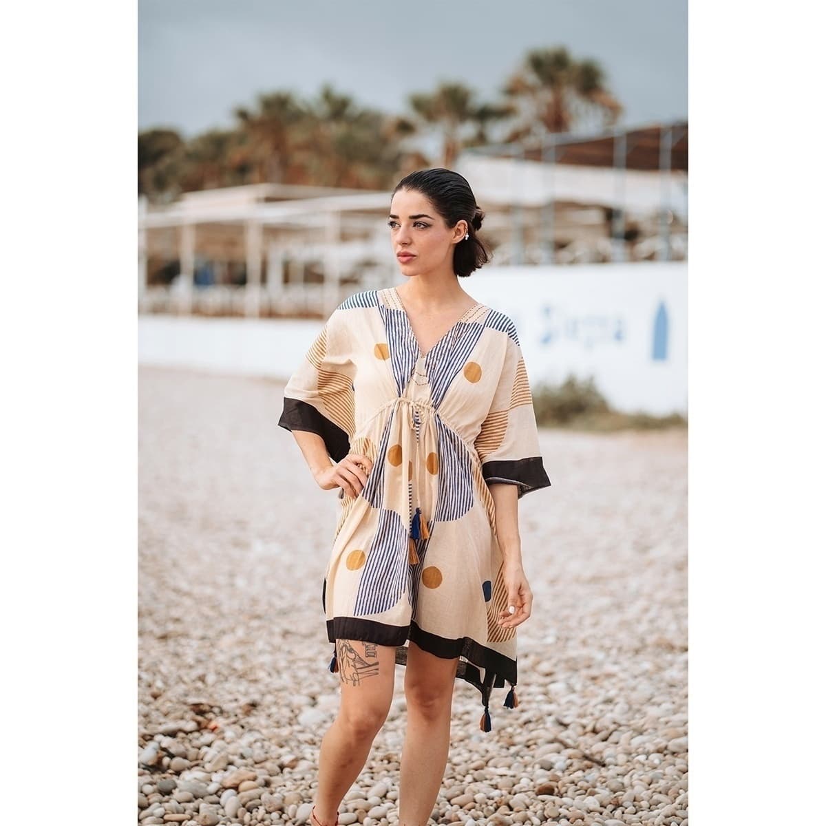 Women's Dresses Isla Bonita By Sigris Beige