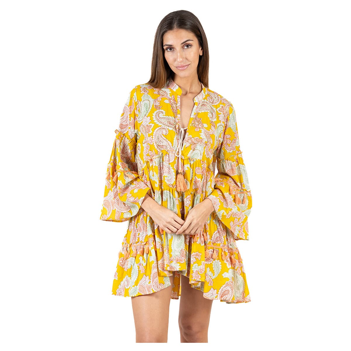 Women's Dresses Isla Bonita By Sigris Yellow