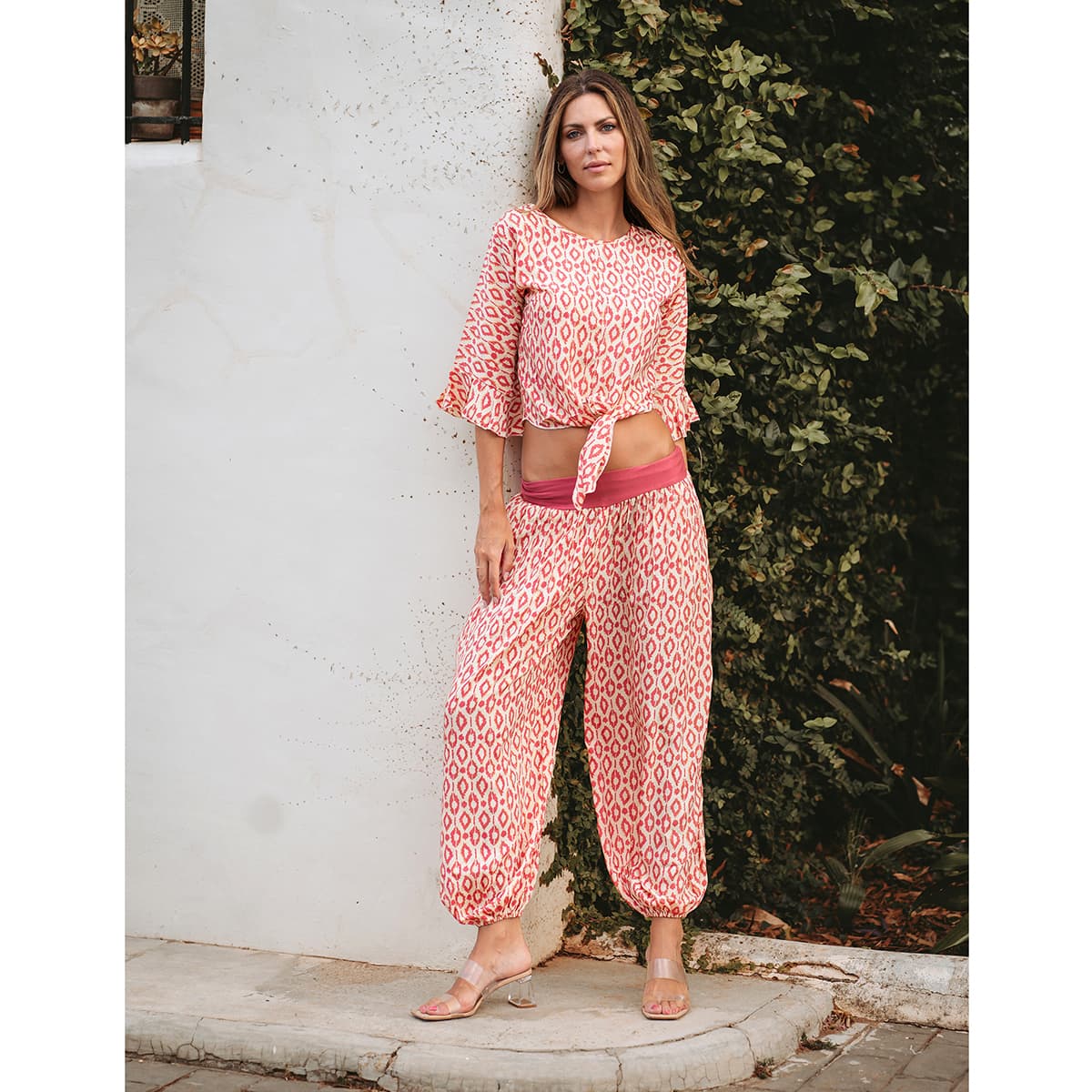 Women's Pants Isla Bonita By Sigris Red