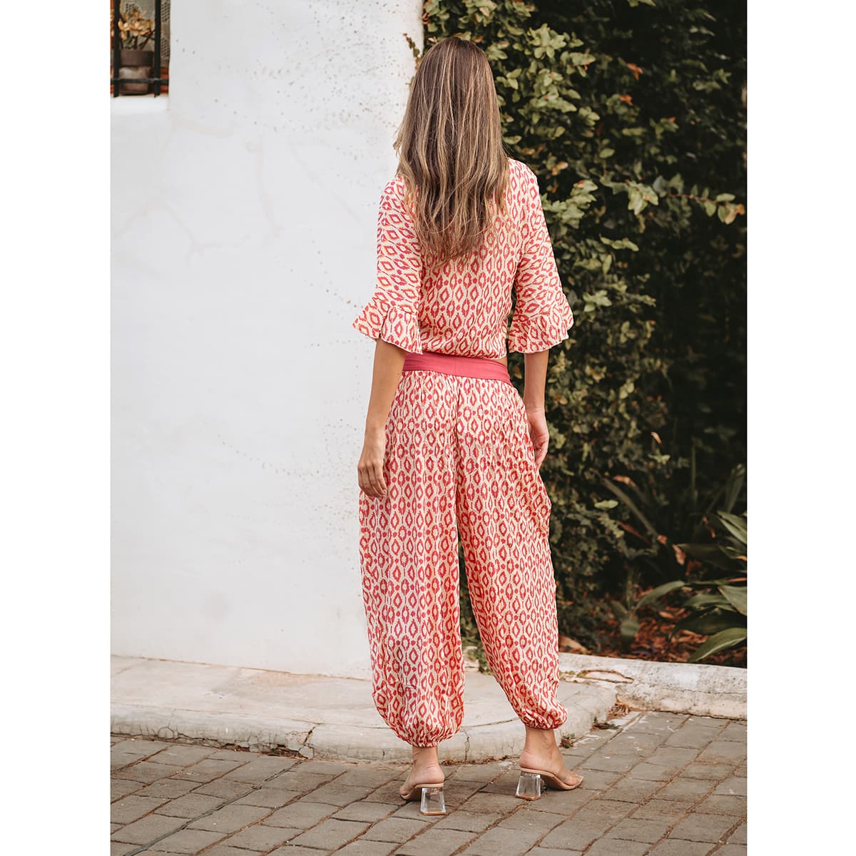 Women's Pants Isla Bonita By Sigris Red