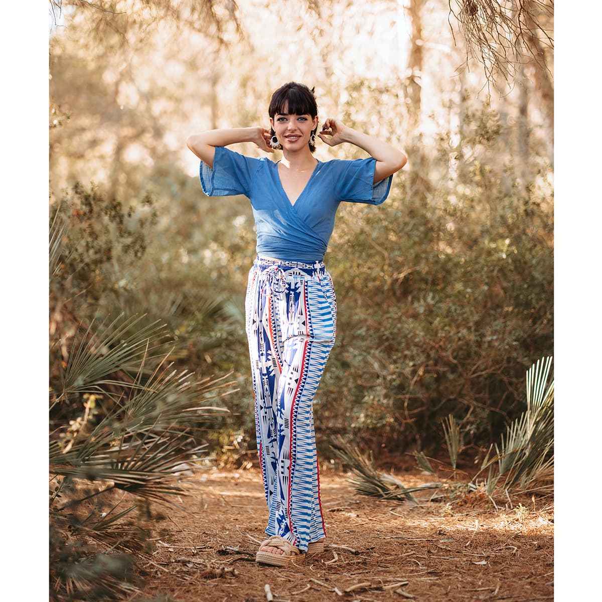 Women's Pants Isla Bonita By Sigris Blue