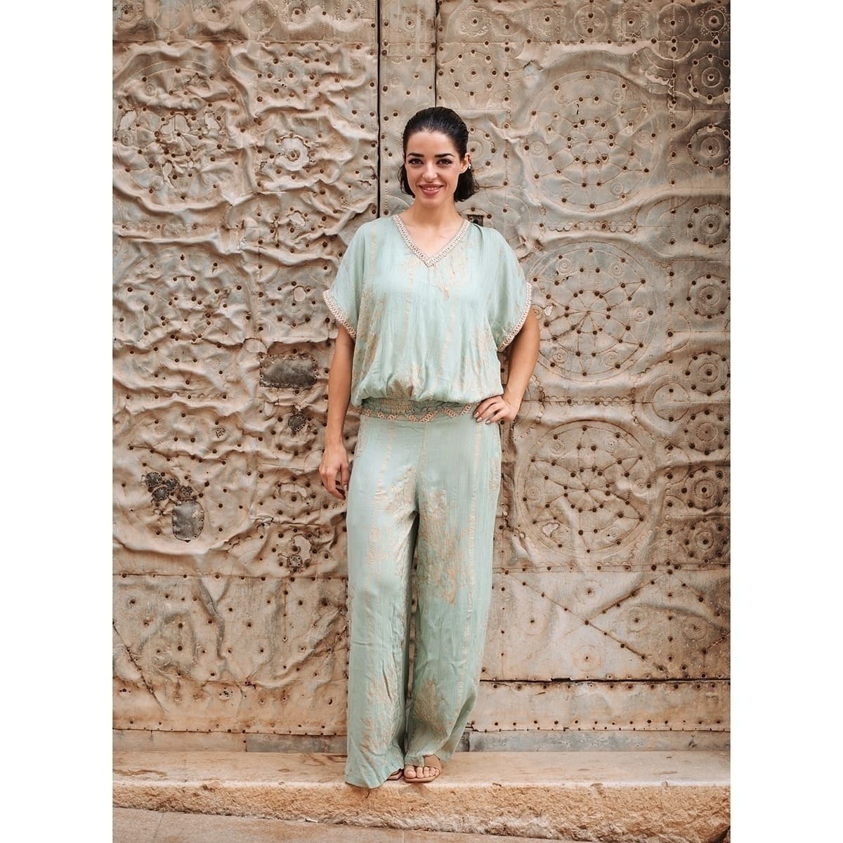 Women's Jumpsuits Isla Bonita By Sigris Green