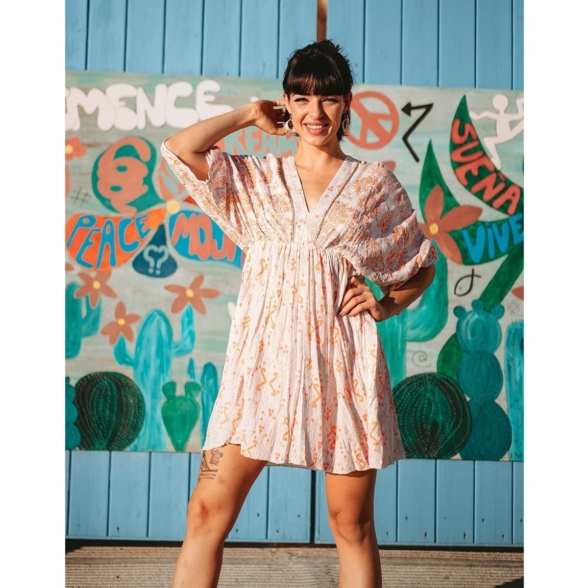 Women's Dresses Isla Bonita By Sigris Beige