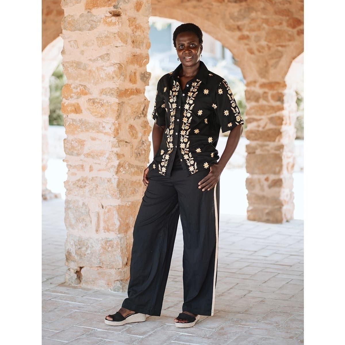 Women's Pants Isla Bonita By Sigris Black