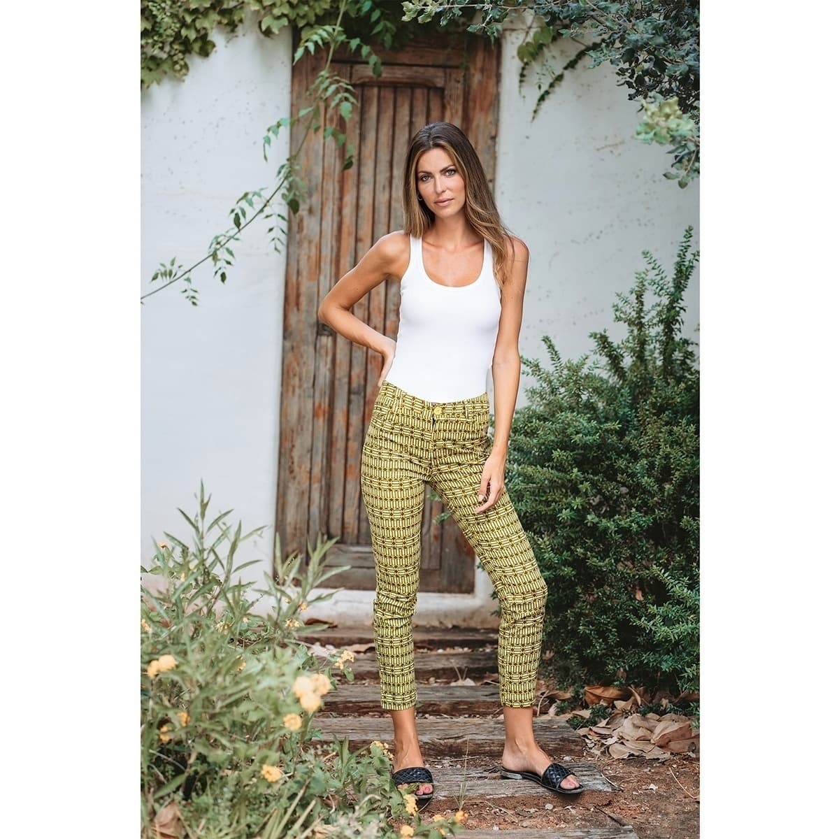 Women's Pants Isla Bonita By Sigris Yellow