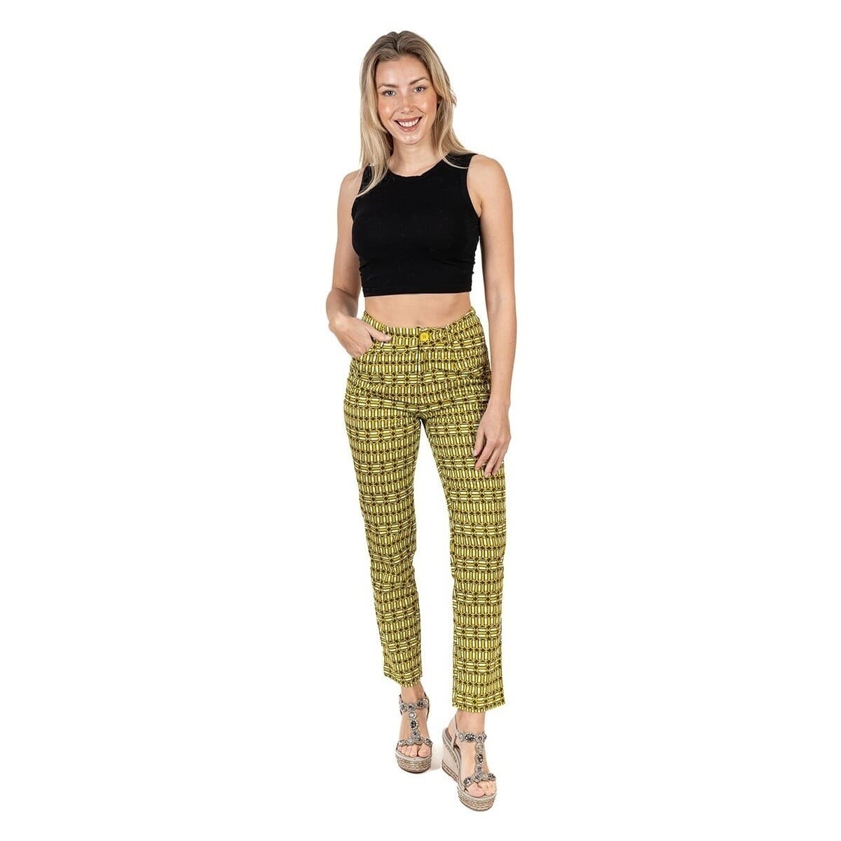 Women's Pants Isla Bonita By Sigris Yellow