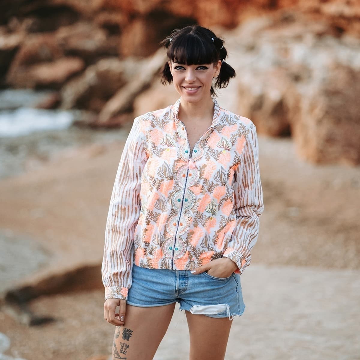 Women's Blazers Isla Bonita By Sigris Orange