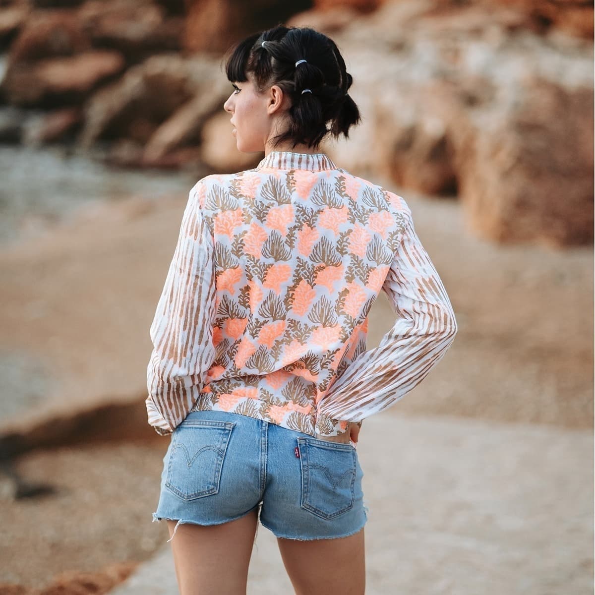 Women's Blazers Isla Bonita By Sigris Orange