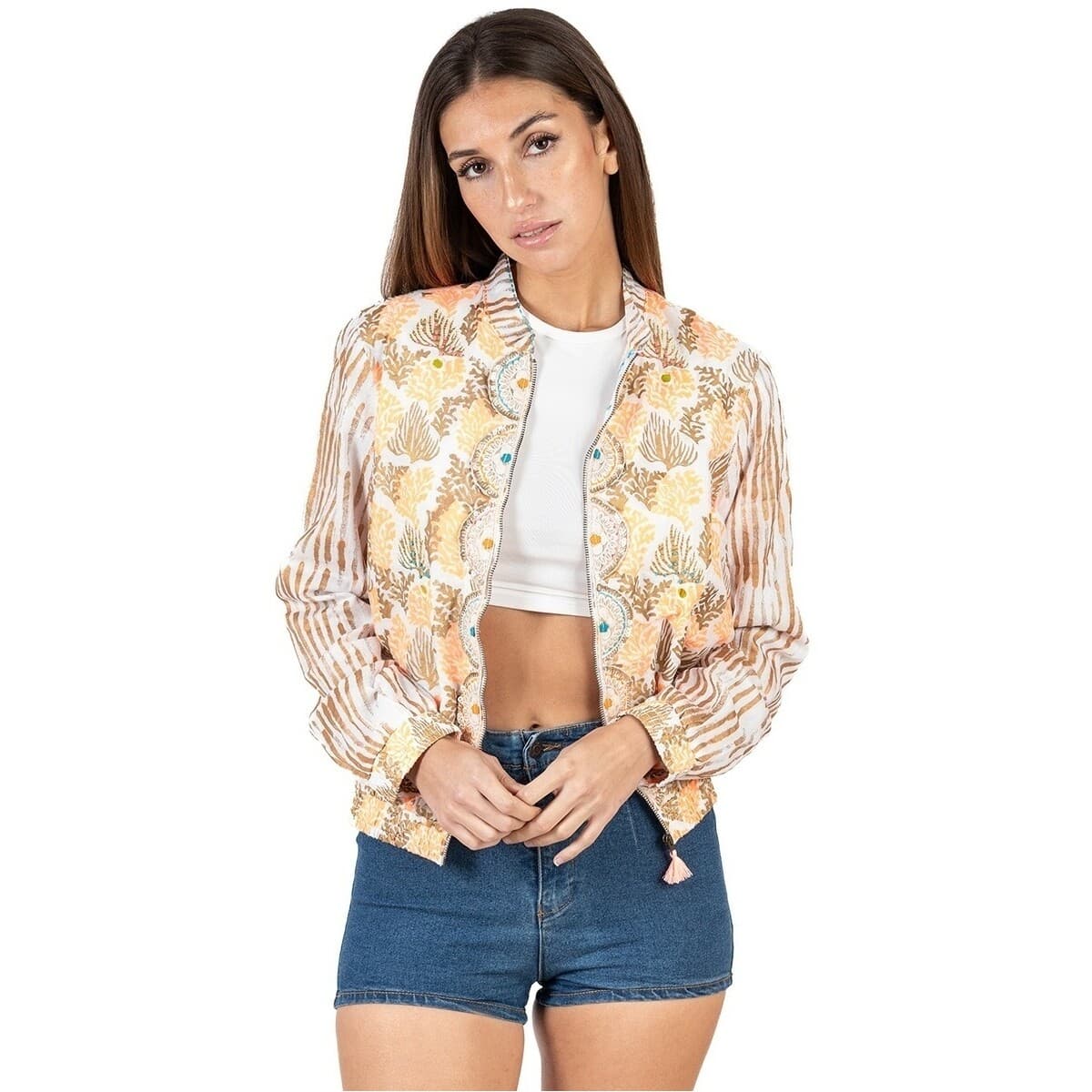 Women's Blazers Isla Bonita By Sigris Orange