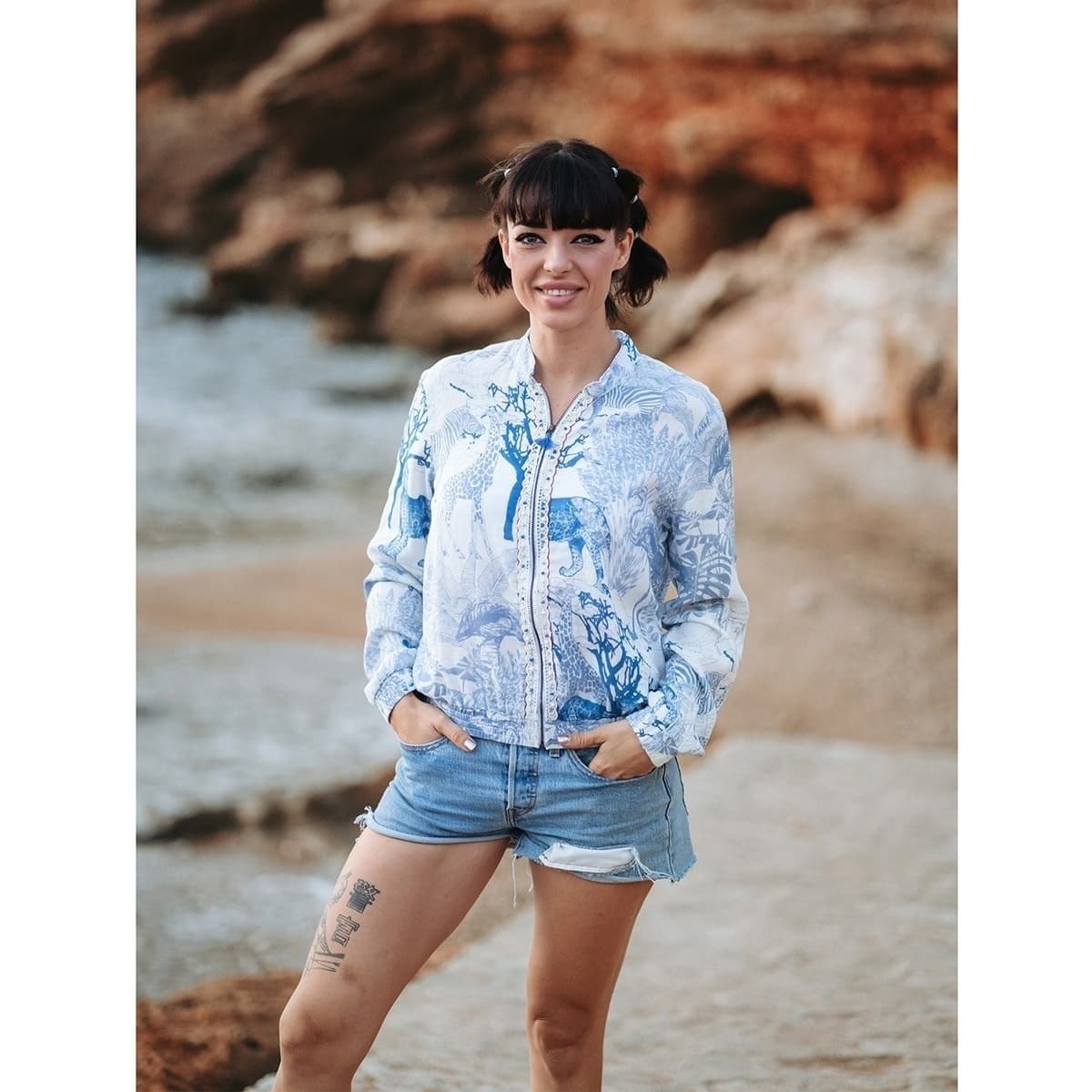 Women's Blazers Isla Bonita By Sigris Blue