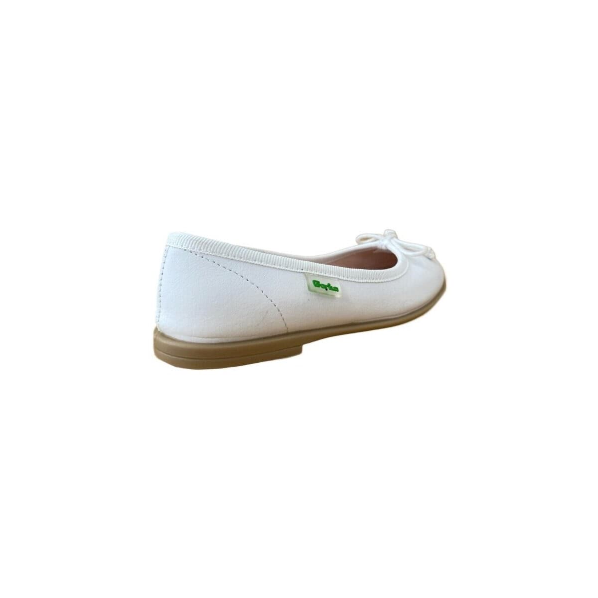 Women's Ballet Flats Gorila White