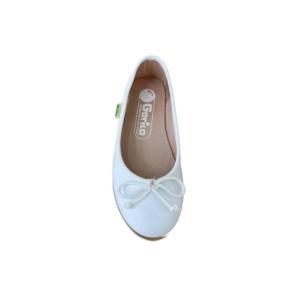 Women's Ballet Flats Gorila White