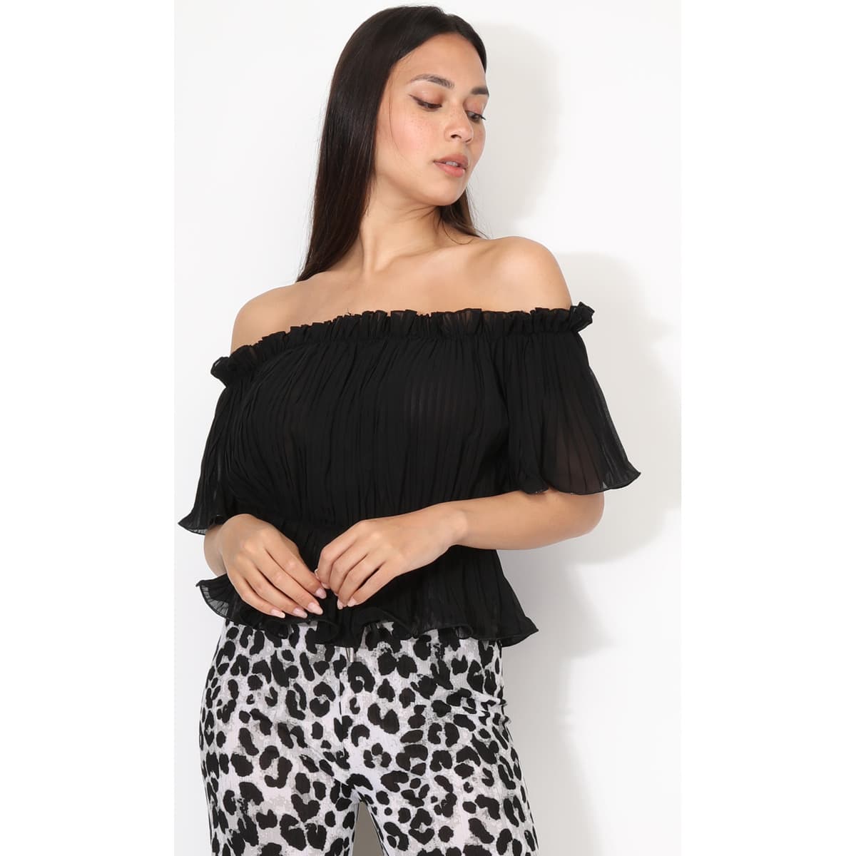 Women's T-Shirts La Modeuse Black