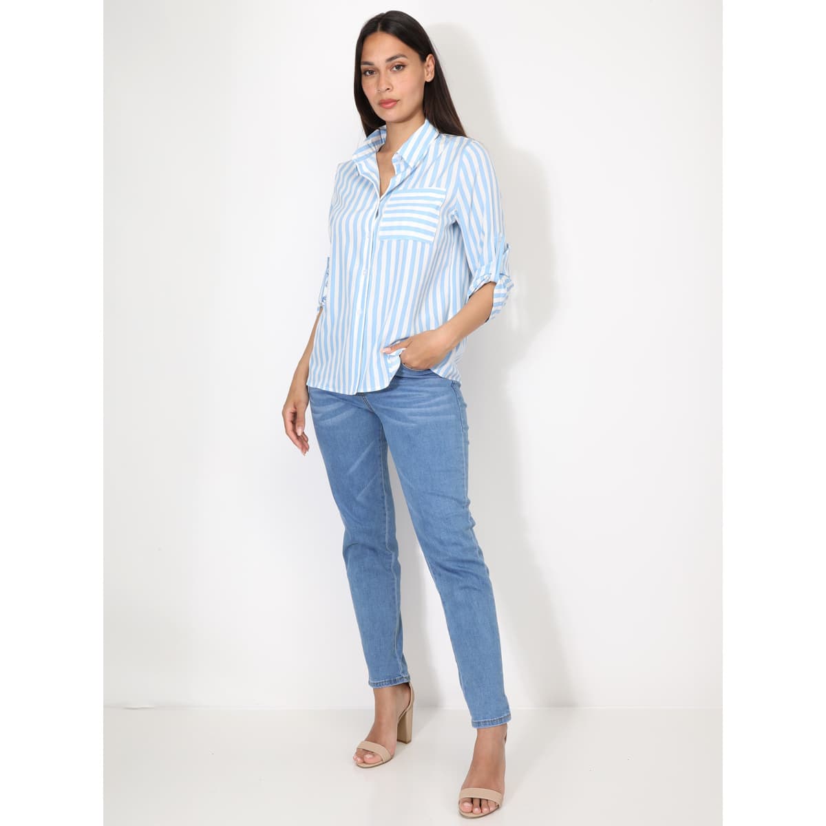Women's Shirts La Modeuse Blue