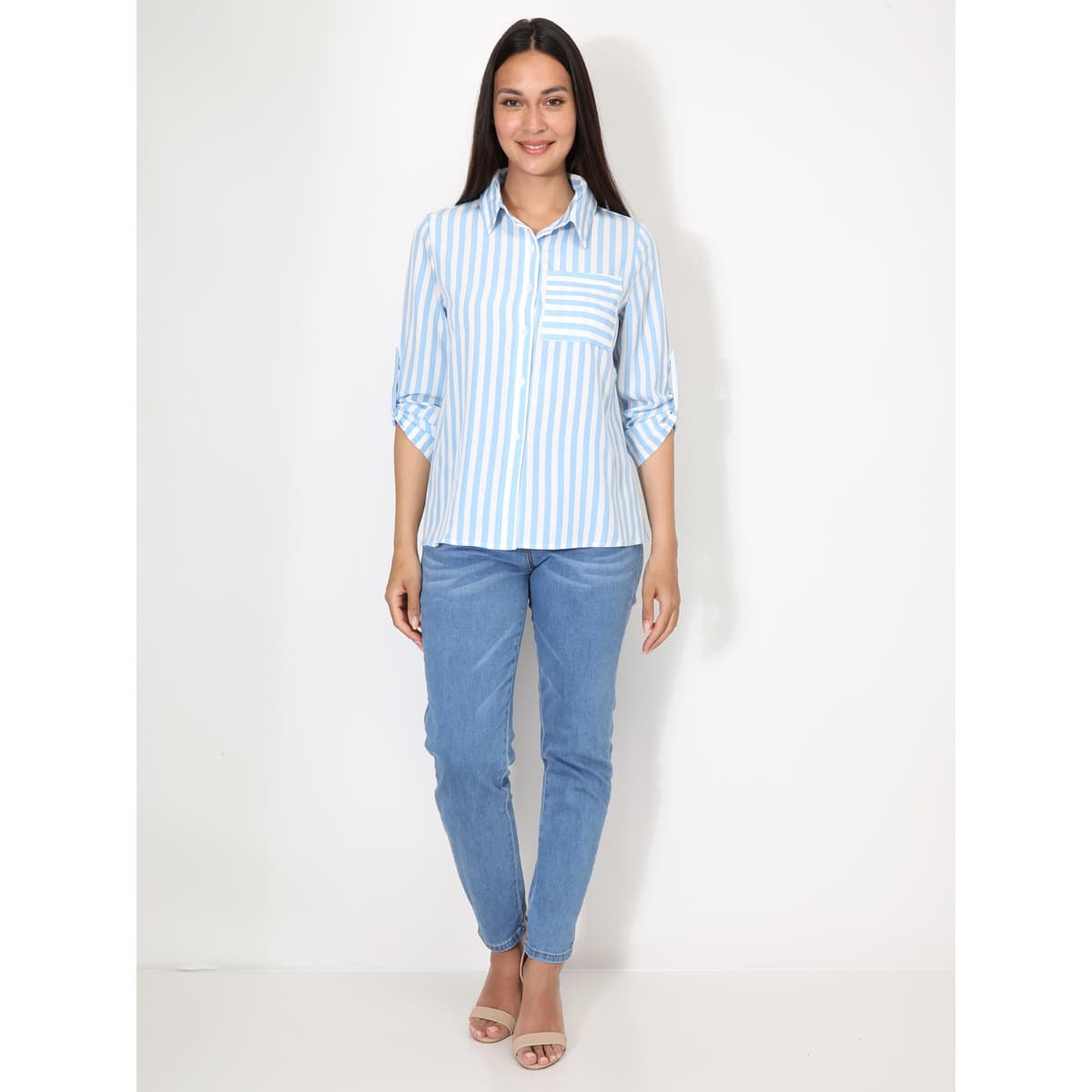 Women's Shirts La Modeuse Blue