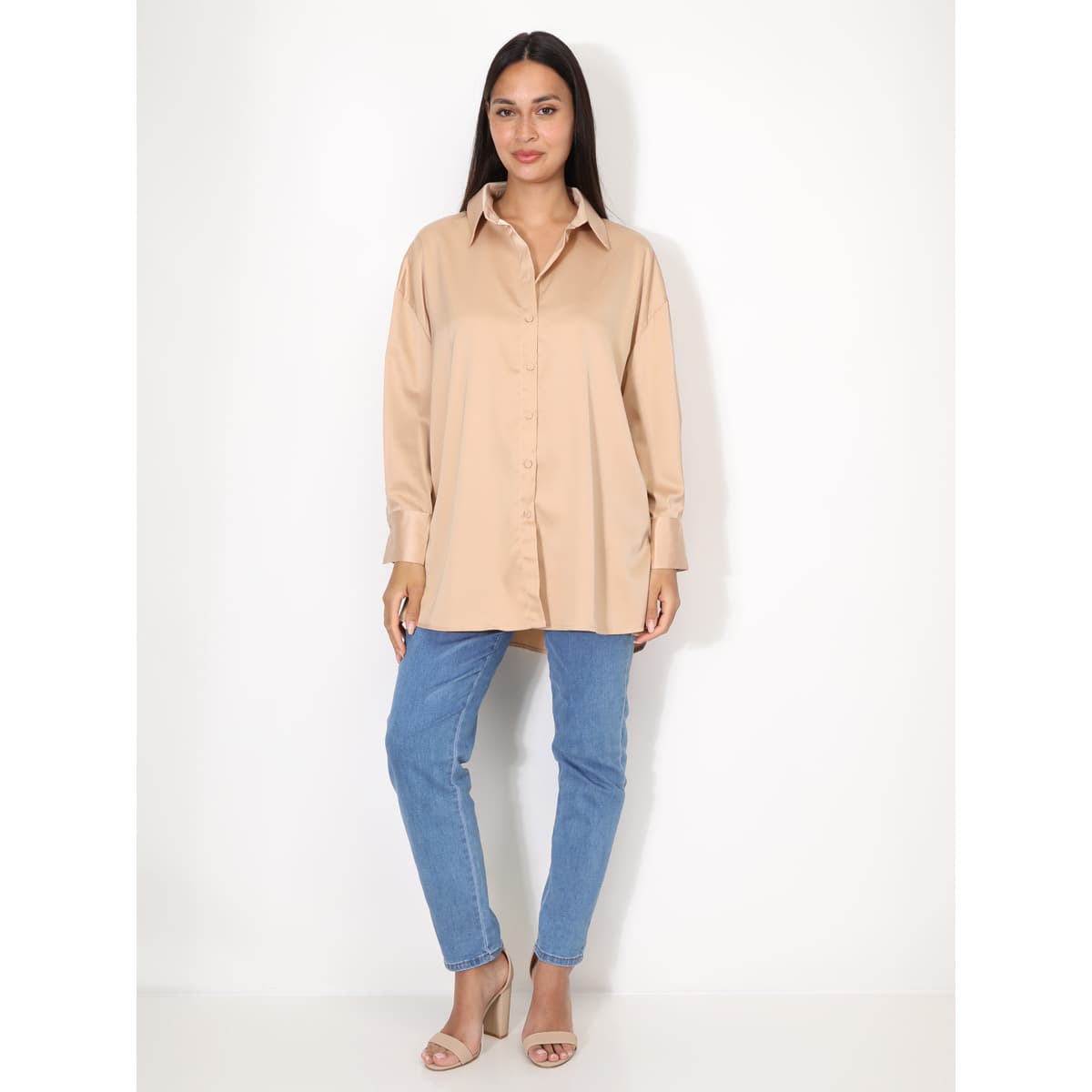 Women's Shirts La Modeuse Beige