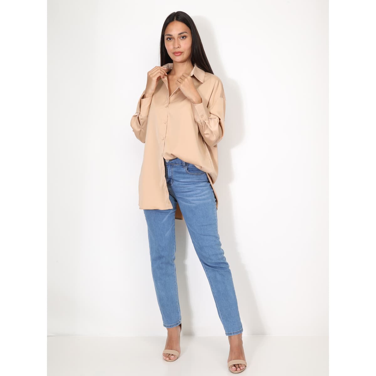 Women's Shirts La Modeuse Beige