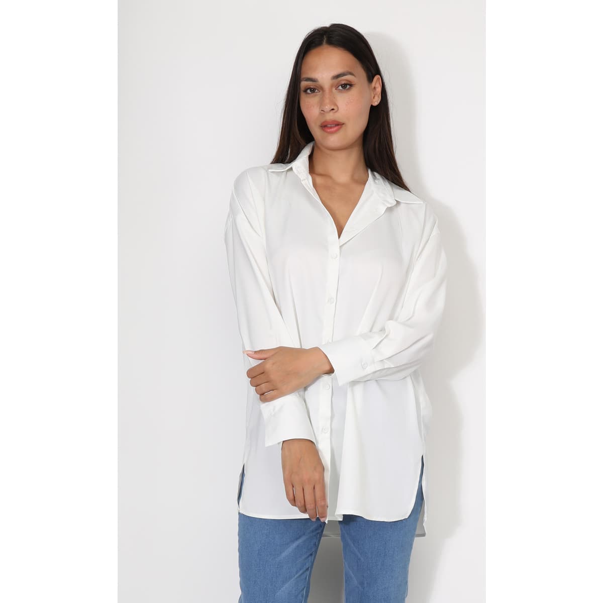 Women's Shirts La Modeuse White