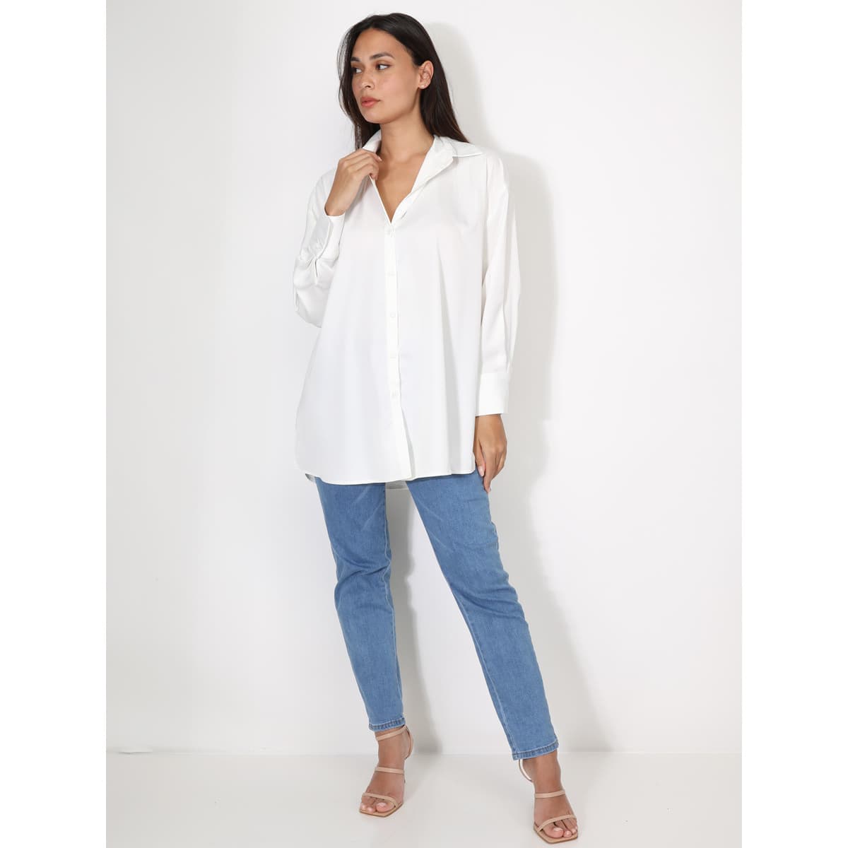 Women's Shirts La Modeuse White
