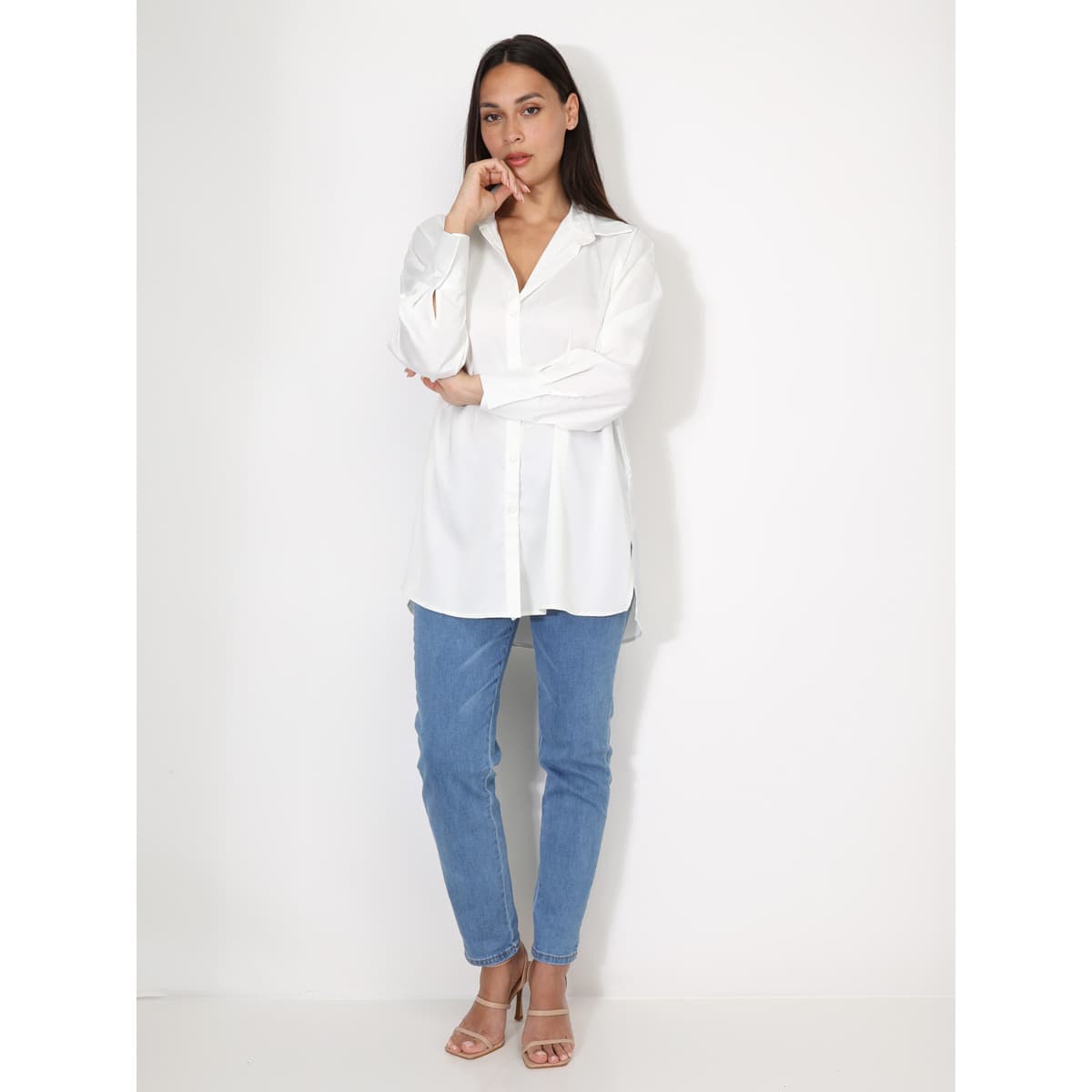 Women's Shirts La Modeuse White