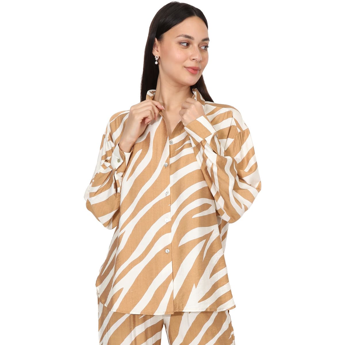 Women's Shirts La Modeuse Beige