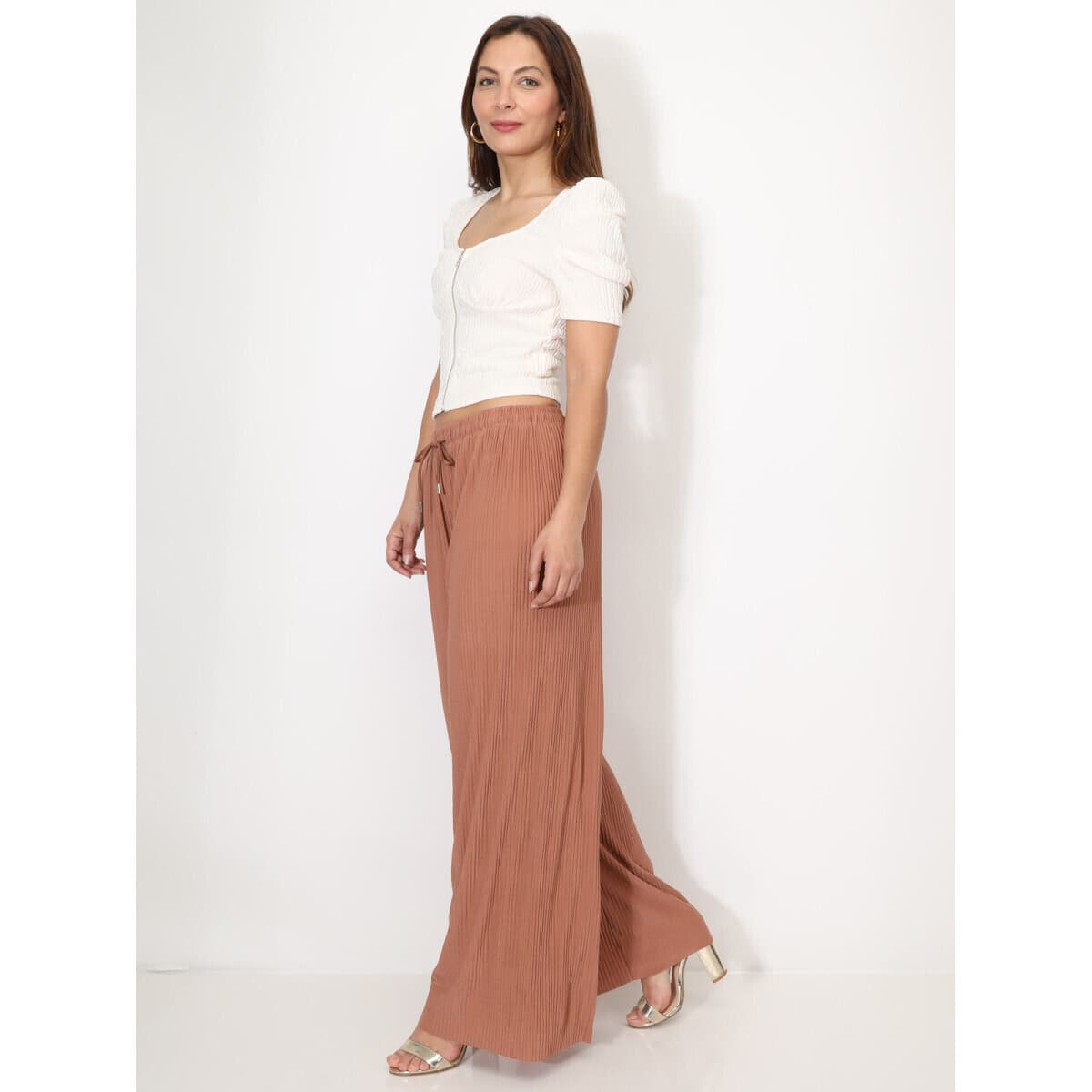 Women's Pants La Modeuse Brown
