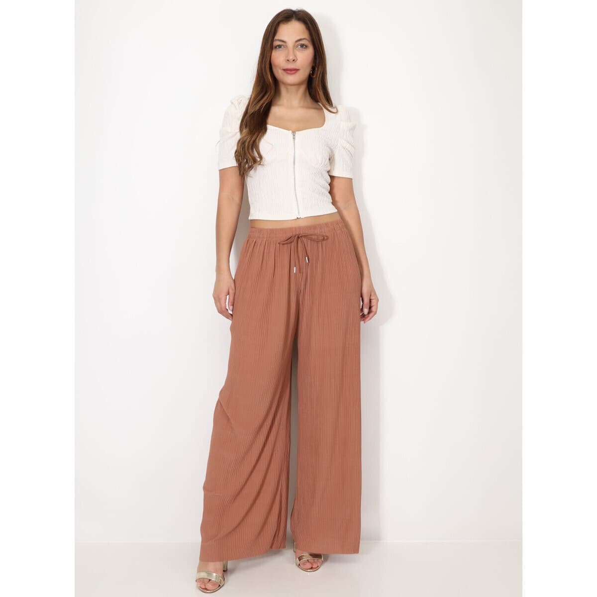 Women's Pants La Modeuse Brown
